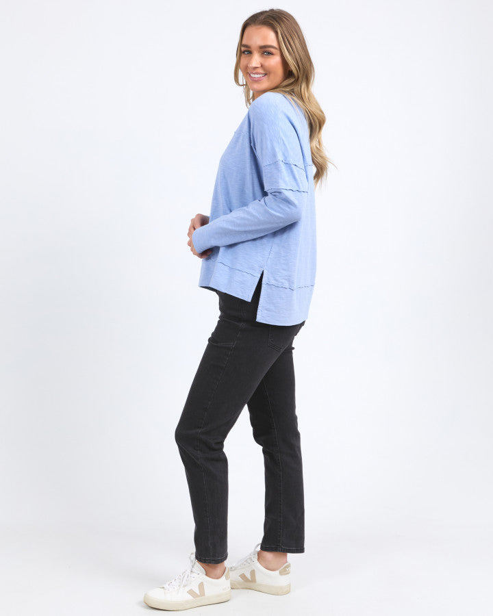 Jayne Throw On Top - Light Blue