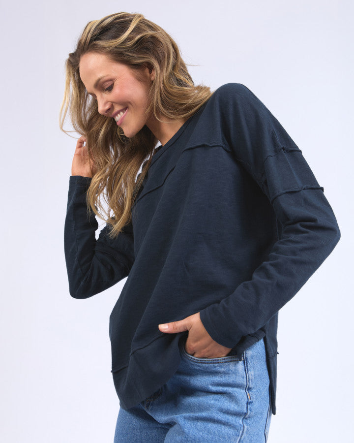 Jayne Navy Throw On