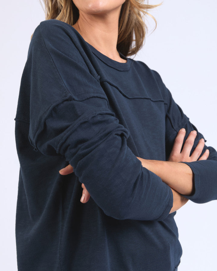Jayne Navy Throw On