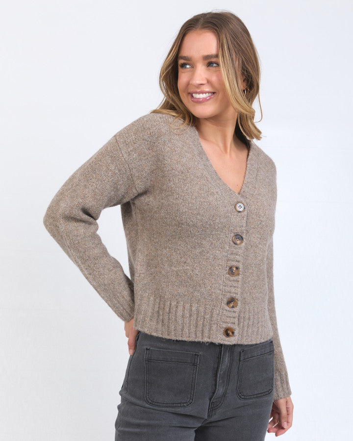 Jenson Button Cardi - Mushroom