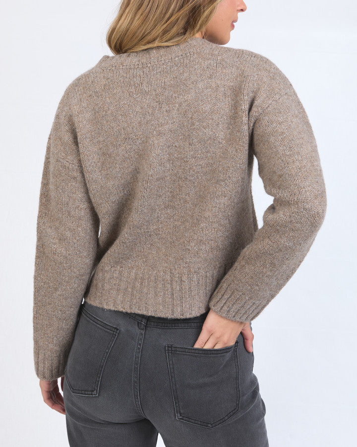 Jenson Button Cardi - Mushroom