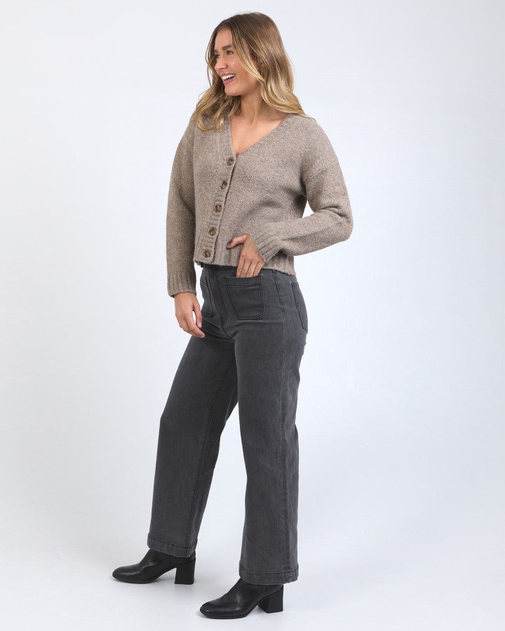 Jenson Button Cardi - Mushroom