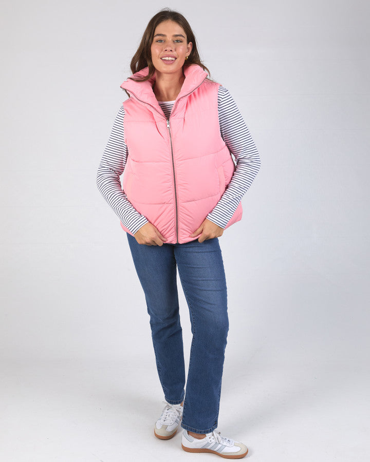 KIT PUFFER VEST- PINK