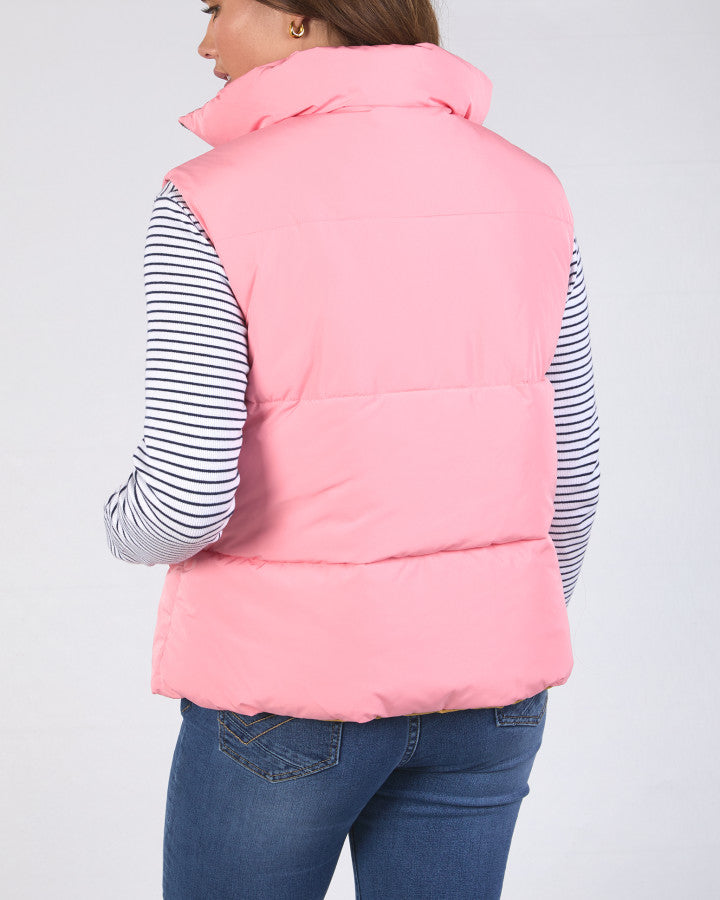 KIT PUFFER VEST- PINK