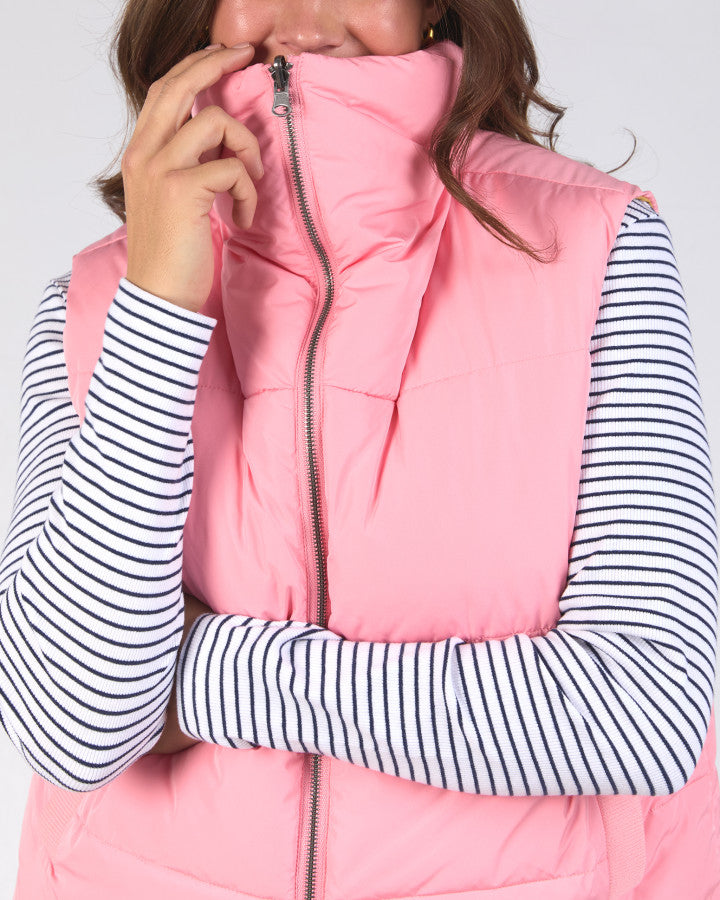 KIT PUFFER VEST- PINK