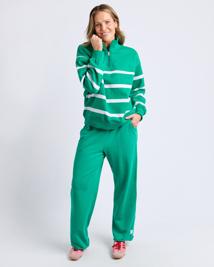 LANE ZIP CREW - Turq