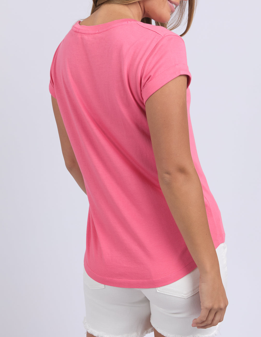 Manly Tee Hot Pink