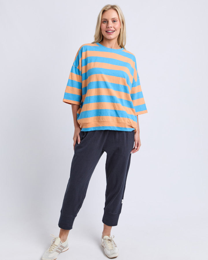 Mazie Block Sweat Blue