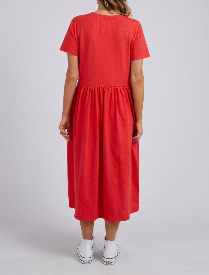 Mimi Midi Dress - Cherry