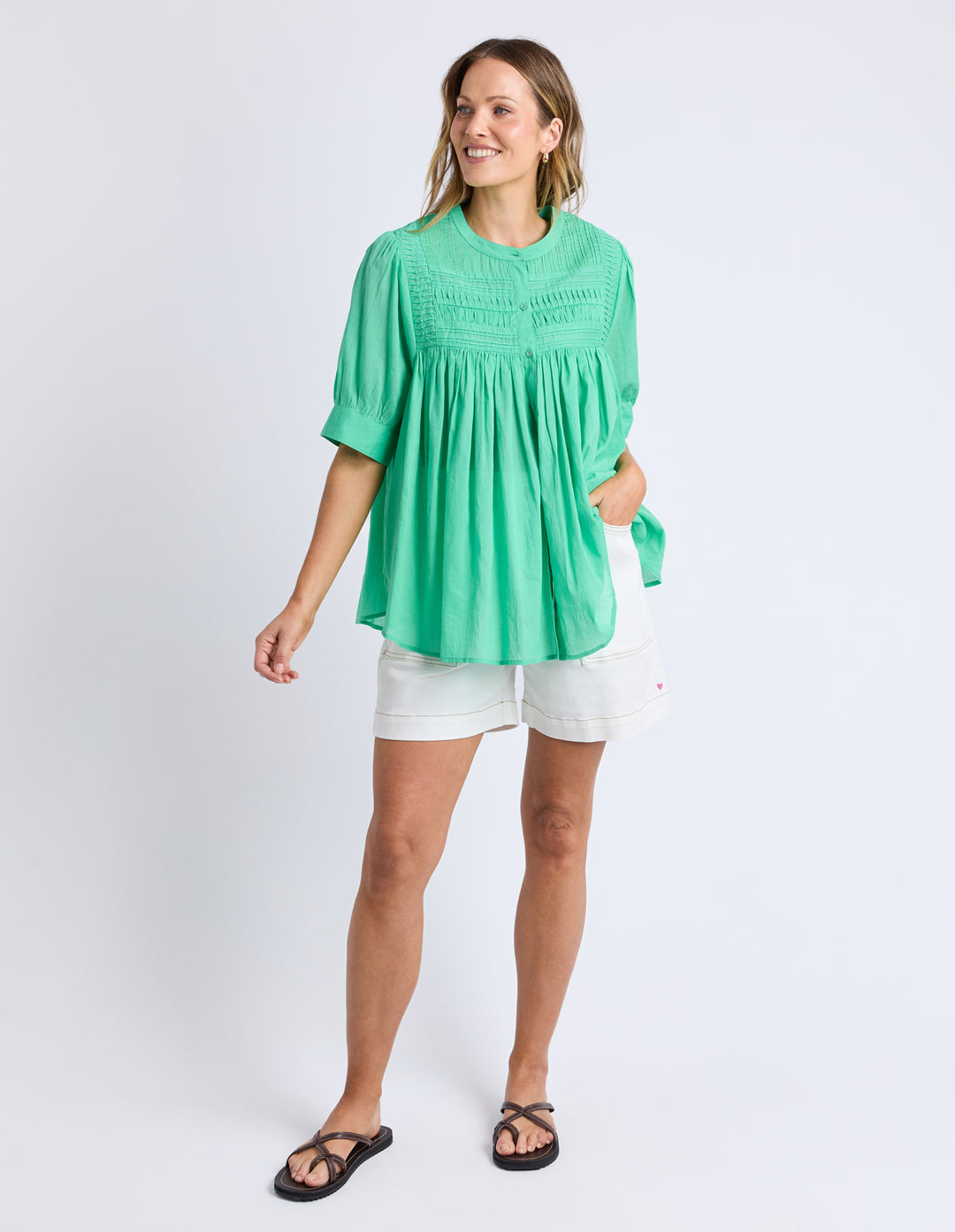 Monty Short Sleeve Shirt - Gumdrop Green