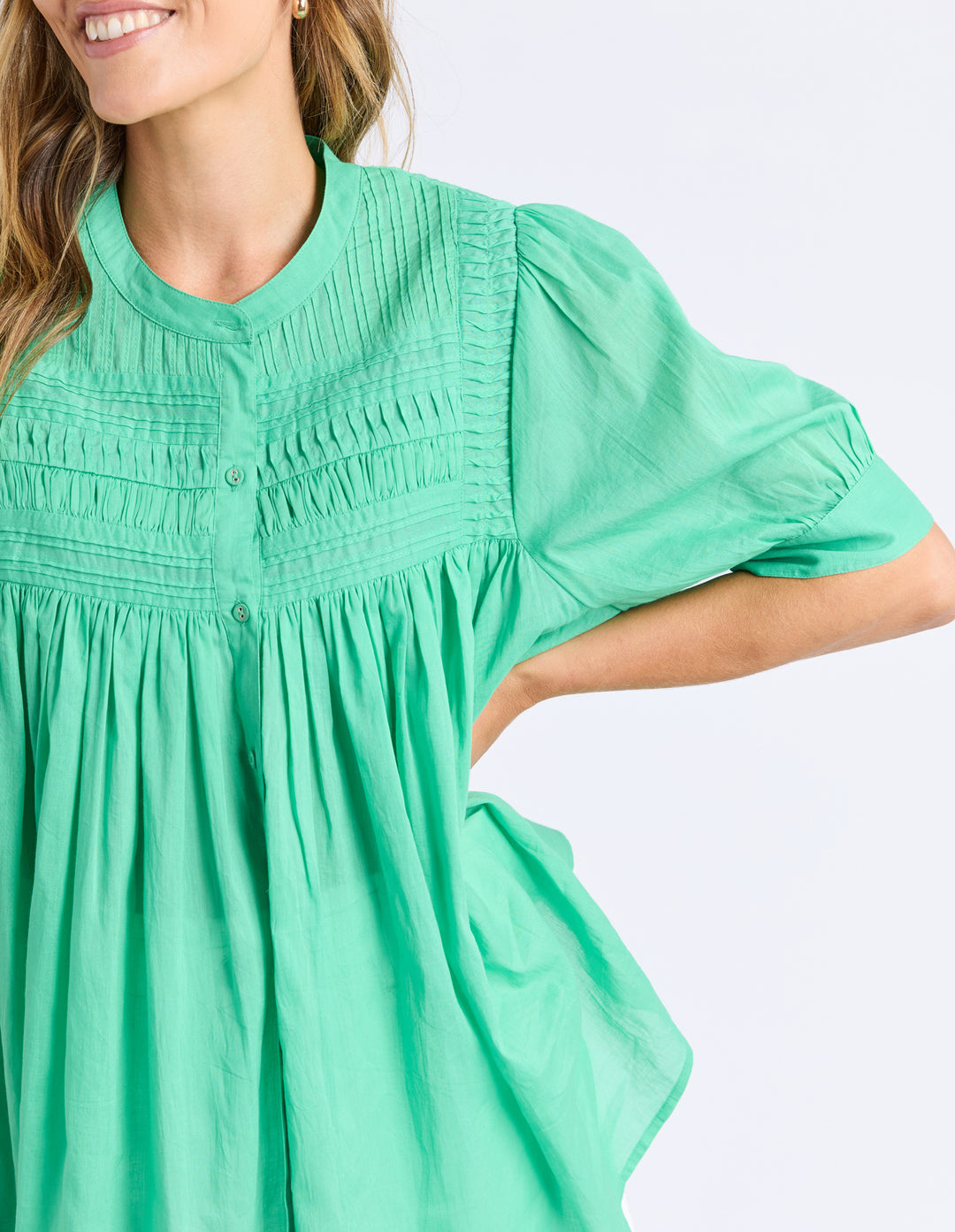 Monty Short Sleeve Shirt - Gumdrop Green