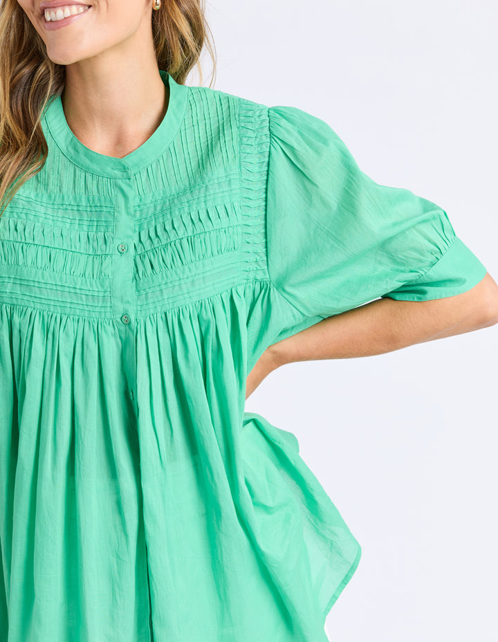 Monty Short Sleeve Shirt - Gumdrop Green