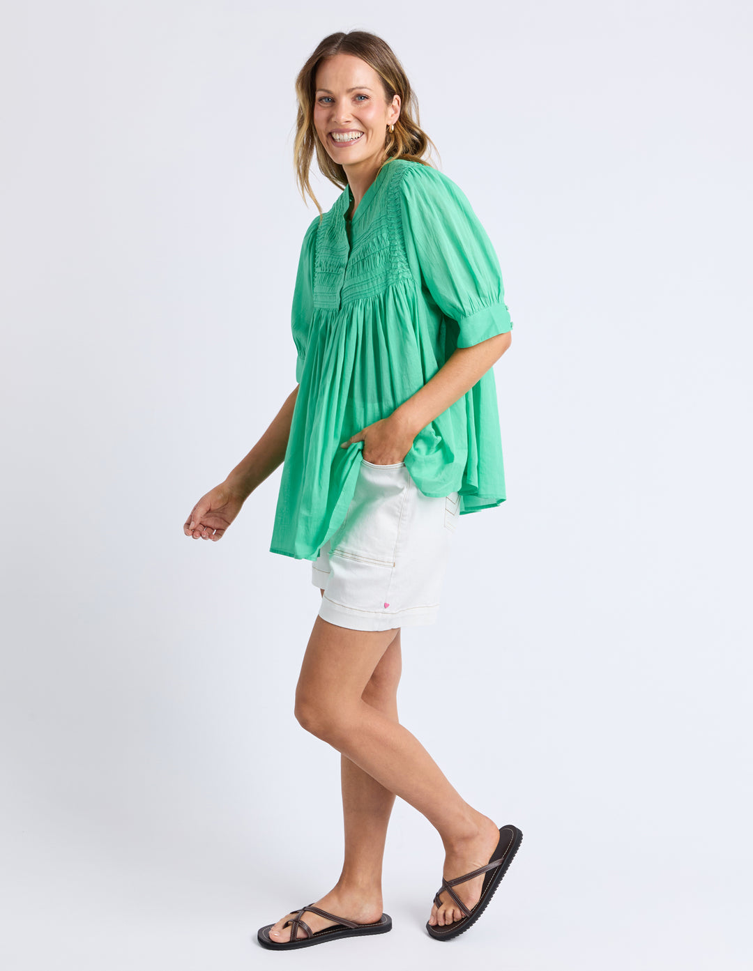 Monty Short Sleeve Shirt - Gumdrop Green