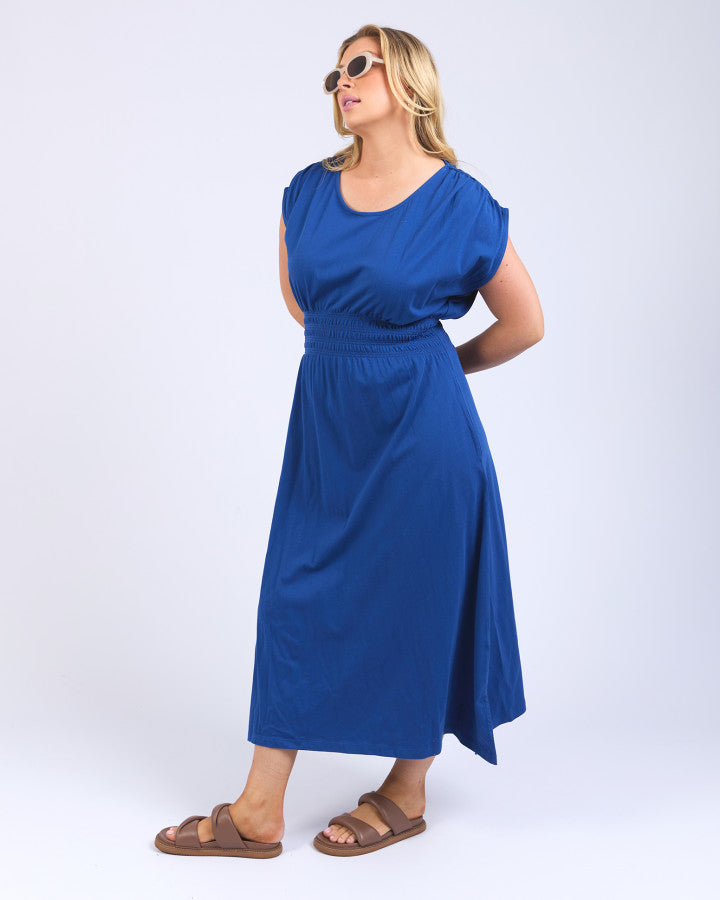 Nelle Midi Dress China Blue