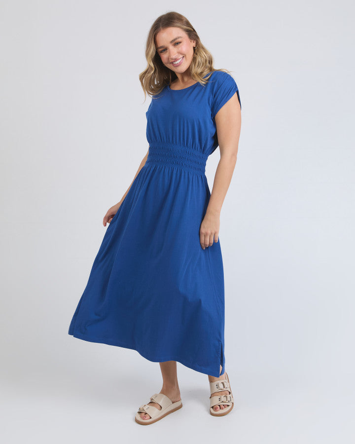 Nelle Midi Dress China Blue