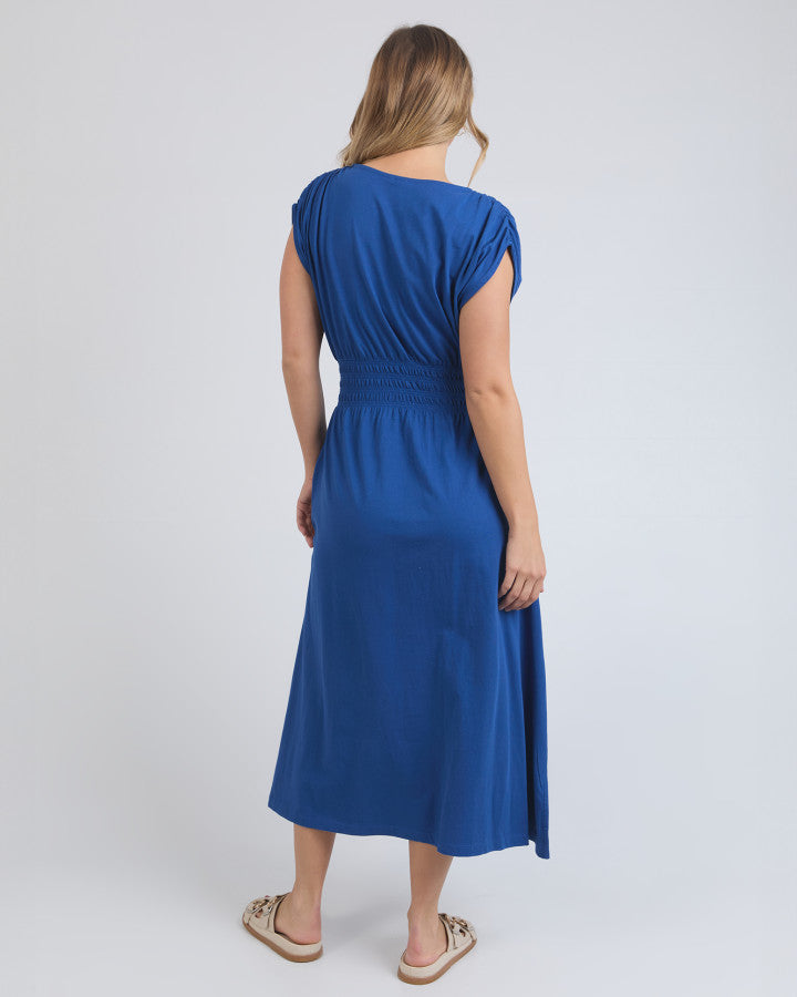 Nelle Midi Dress China Blue