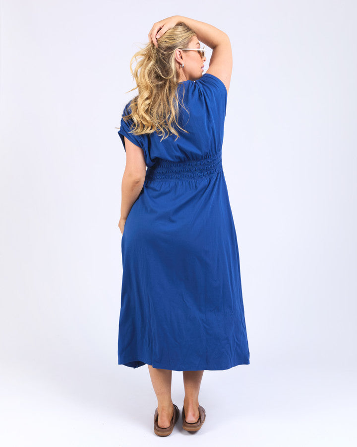 Nelle Midi Dress China Blue