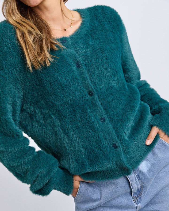 PARIS CARDIGAN - Teal
