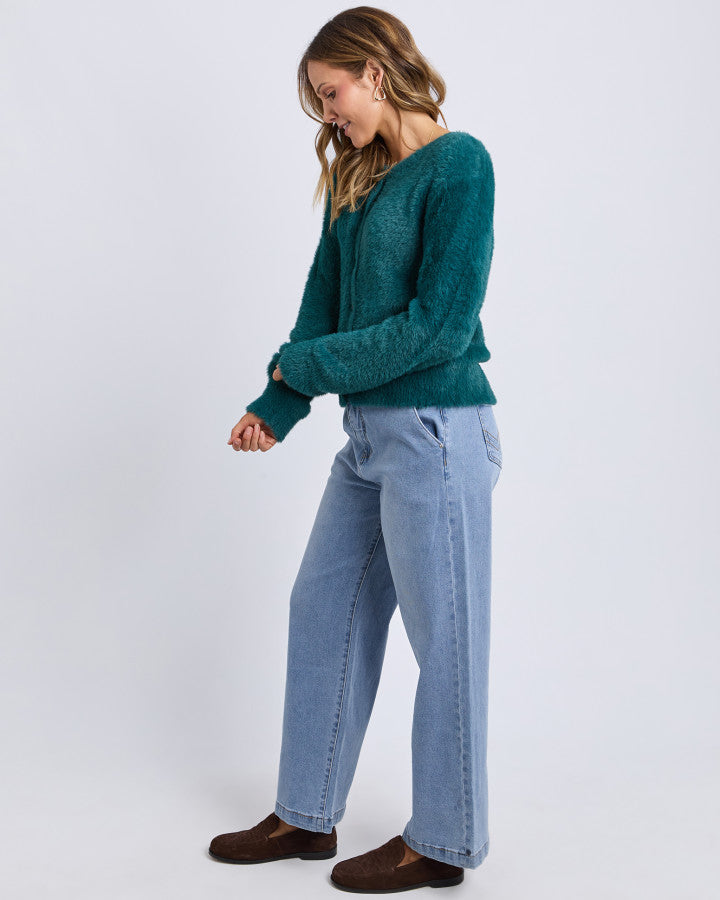 PARIS CARDIGAN - Teal
