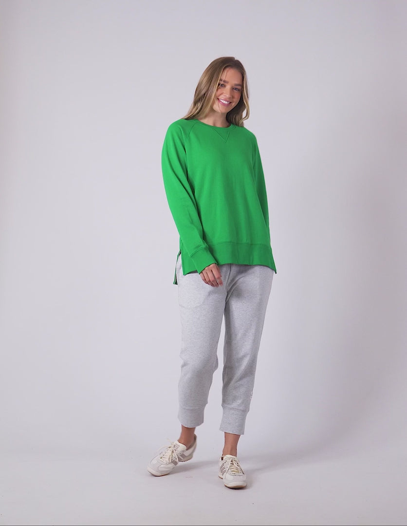 Melbourne Crew Pine Green