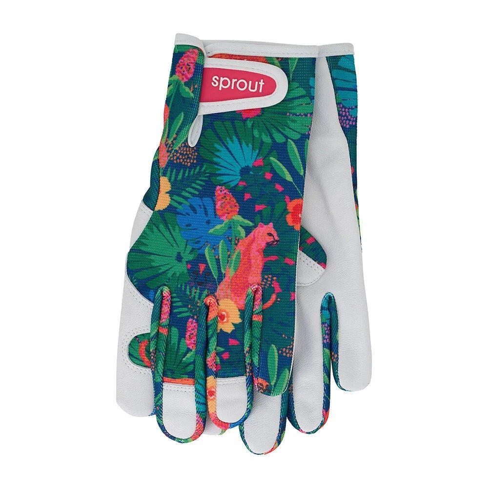 Sprout Goatskin Gloves - Prints