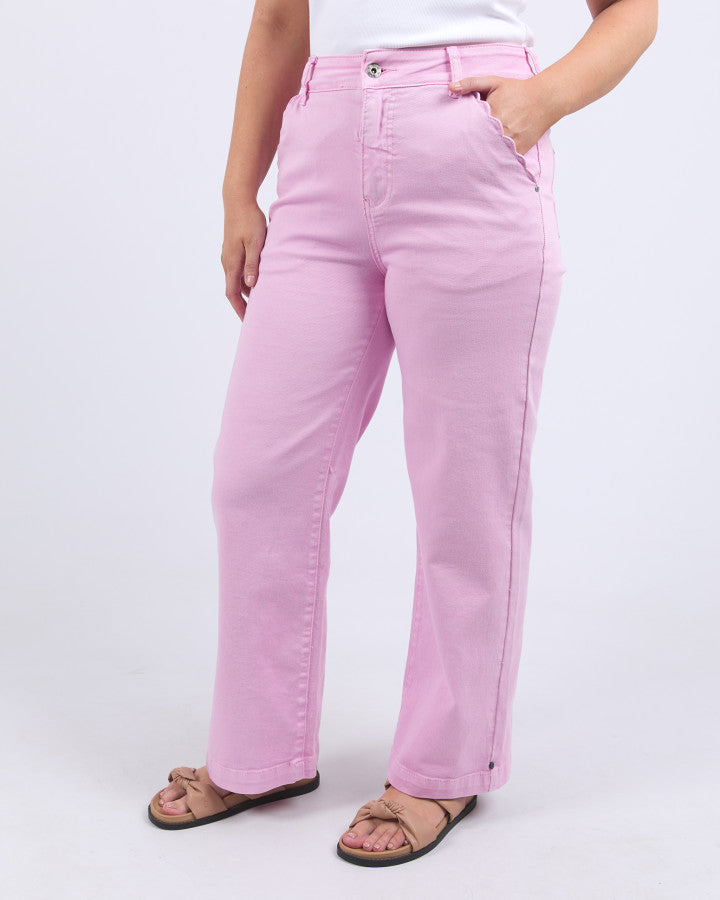 Scallop Edge Jean Dusk Pink