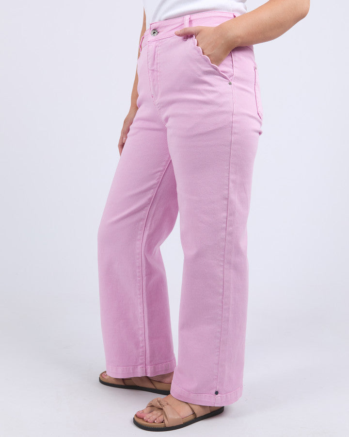 Scallop Edge Jean Dusk Pink