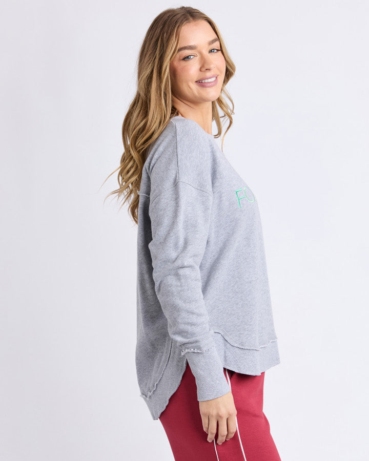 Simplified Crew - CONFETTI CREW Grey Marle