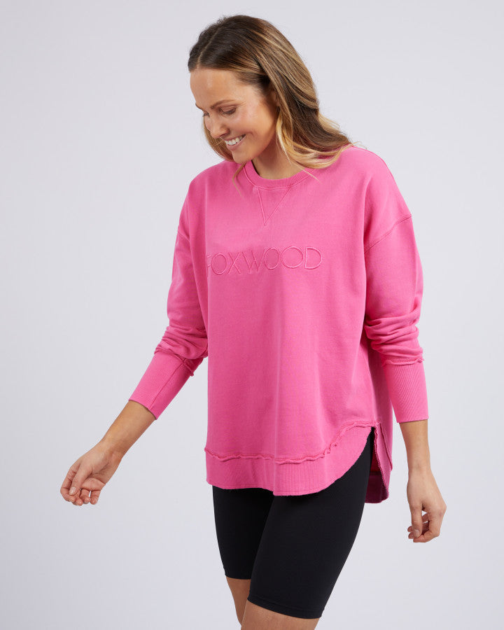 Simplified Crew Bright Pink