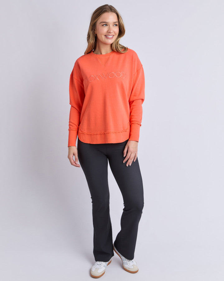 Simplified Crew - Orange Red