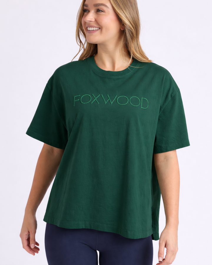SIMPLIFIED TEE - Forest Green
