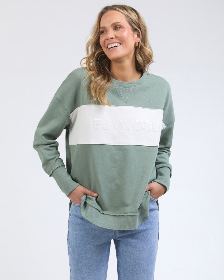 Simplified Tonal Crew Sage