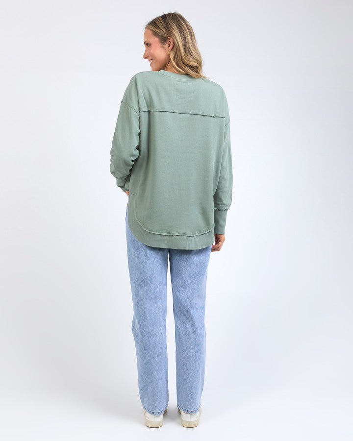 Simplified Tonal Crew Sage