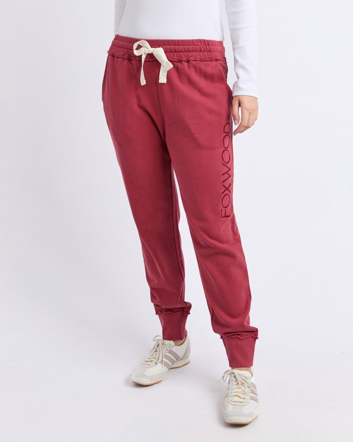 Simplified Track Pant - Rust