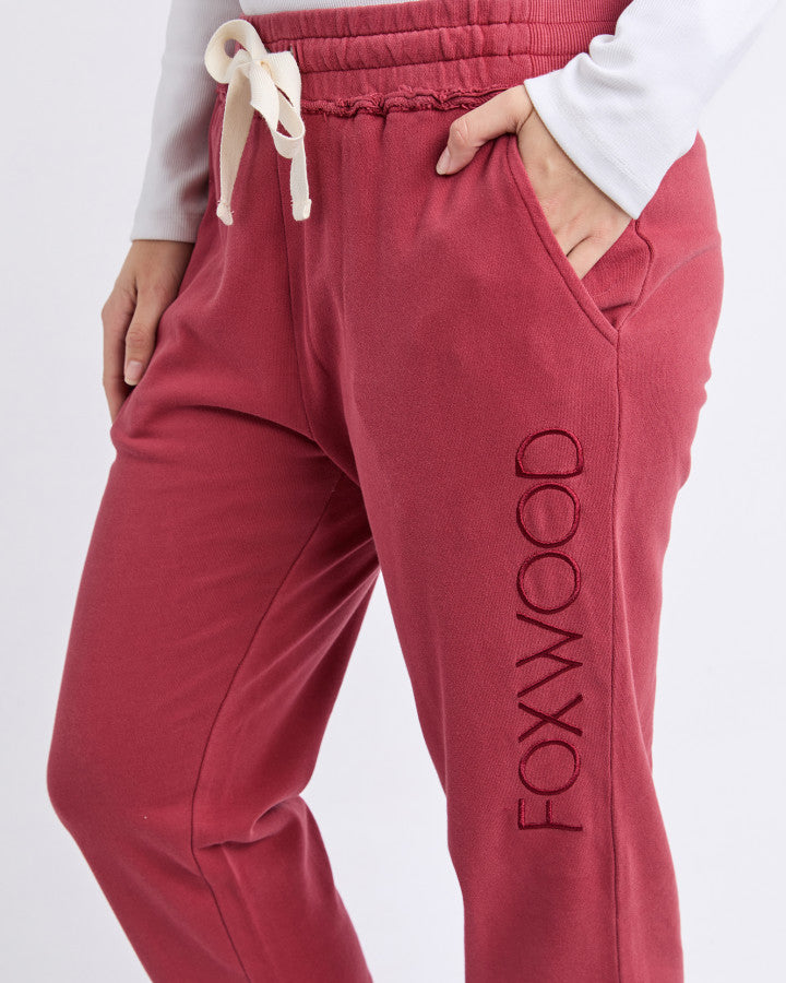 Simplified Track Pant - Rust