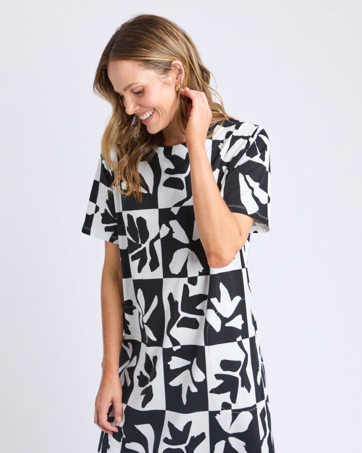 Splice Dress - Yardage Print
