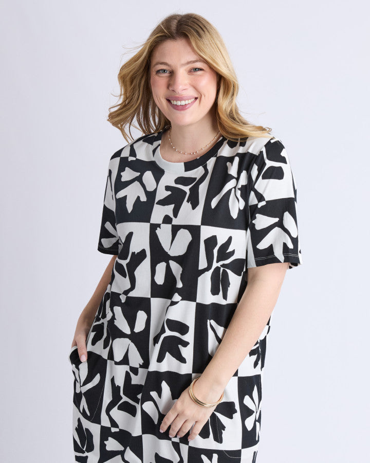 Splice Dress - Yardage Print
