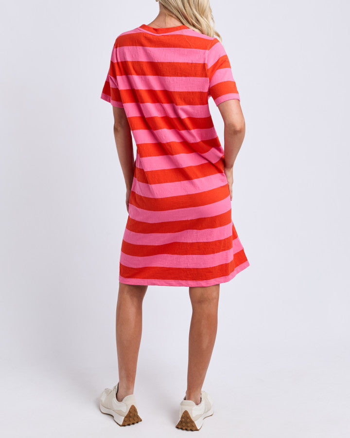 SPRITZ STRIPE DRESS
