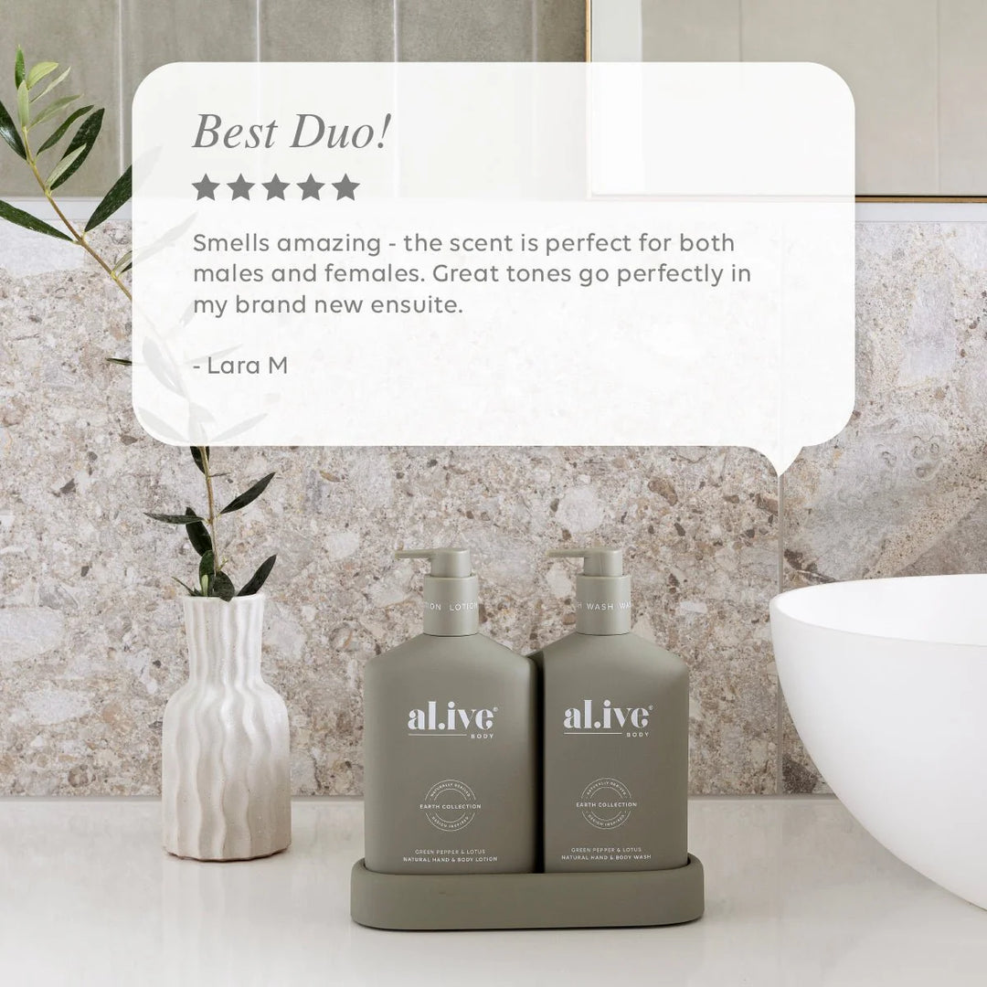 Wash and Lotion Duo - Green Pepper & Lotus