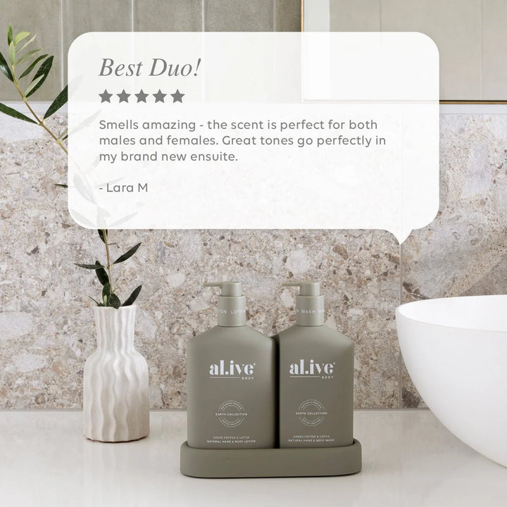 Wash and Lotion Duo - Green Pepper & Lotus