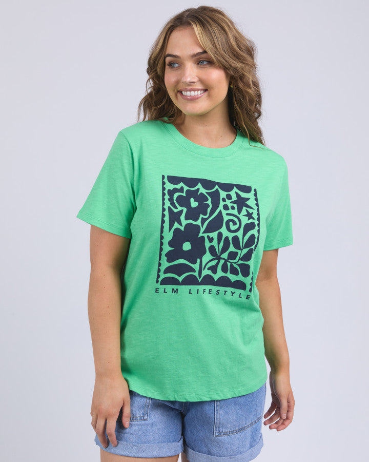 WINONA TEE - SPRING GREEN