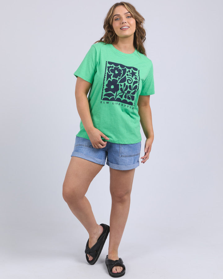 WINONA TEE - SPRING GREEN