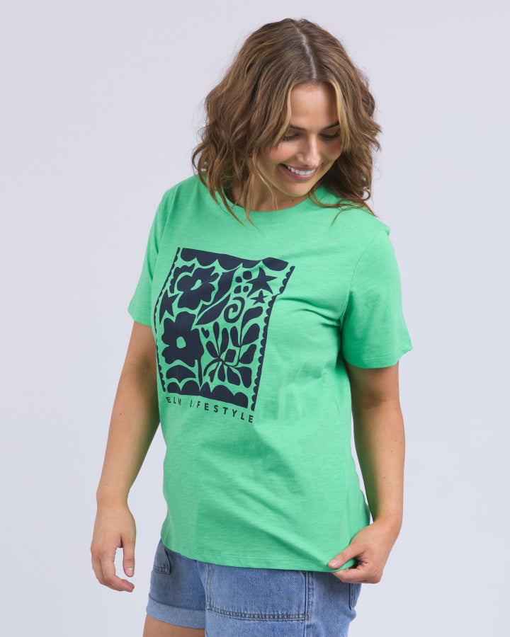 WINONA TEE - SPRING GREEN