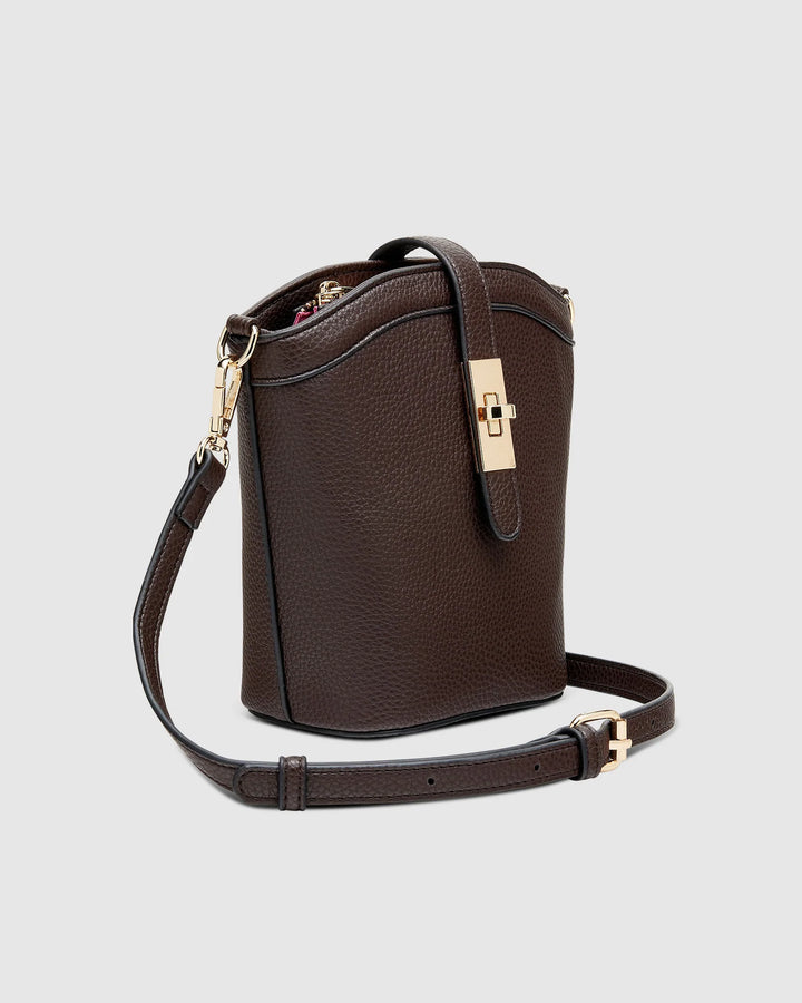 Polly Chocolate Crossbody Bag