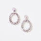 Large Coral Earrings - Violet Shimmer | Martha Jean