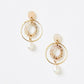 Little Drop Coral Earrings - Gold Shimmer | Martha Jean