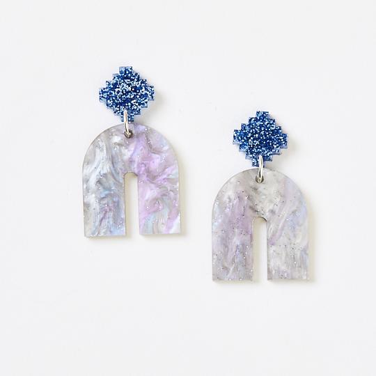 Nova Earrings - Blue | Martha Jean