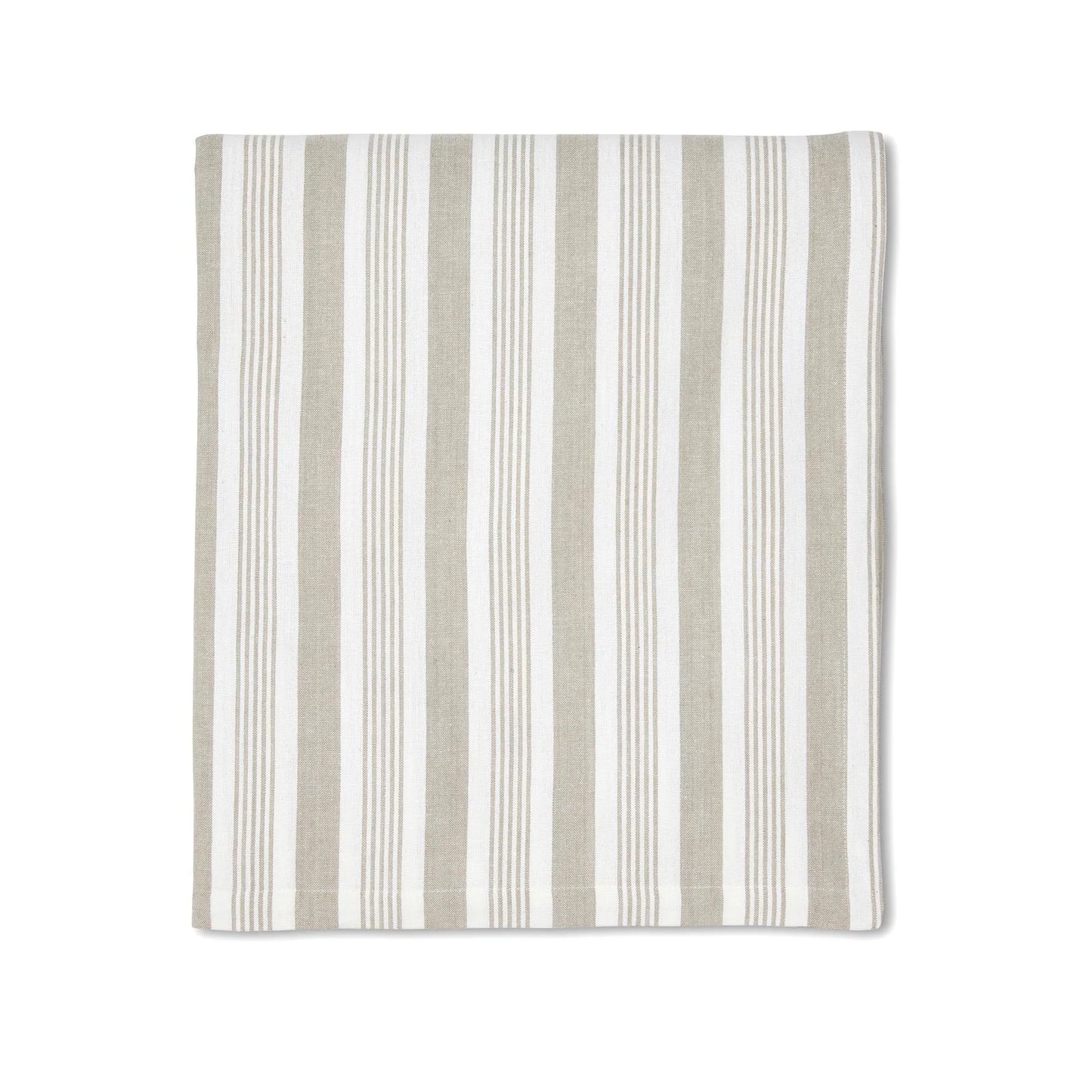 Harbour Oatmeal Stripe Tablecloth