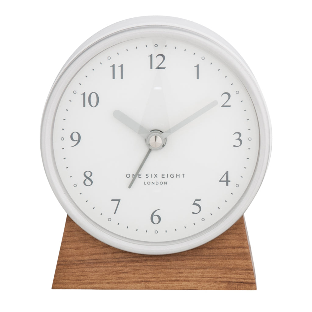 Nina Alarm Clock - White