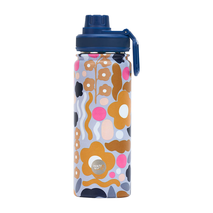 Watermate Drink Bottle – Stainless Steel - Floral Puzzle